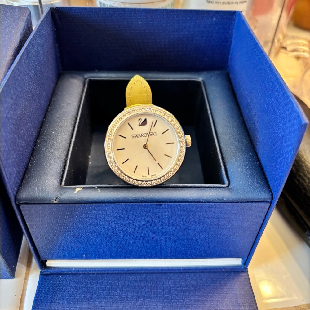 Swarovski Gold-Tone Women's Watch with Crystal Accents